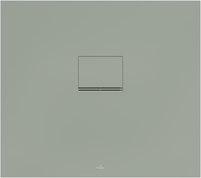 Villeroy und Boch Squaro Infinity Duschwanne UDQ9080SQI2V-R8 90 x 80 x 4 cm, morning green, universal einbaubar