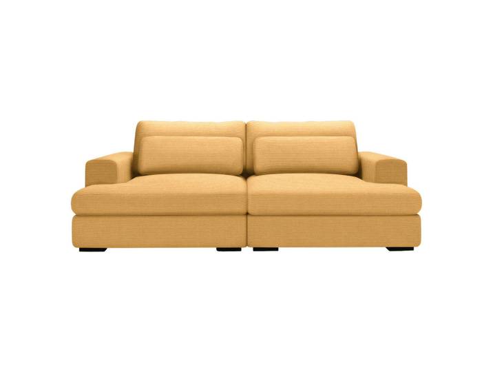 Lomoco Bigsofa, Gelb, 2-3-Sitzer, Füllung: Schaumstoff, 223x80x158 cm, Stoffauswahl, Wohnzimmer, Sofas & Couches, Sofas, Bigsofas