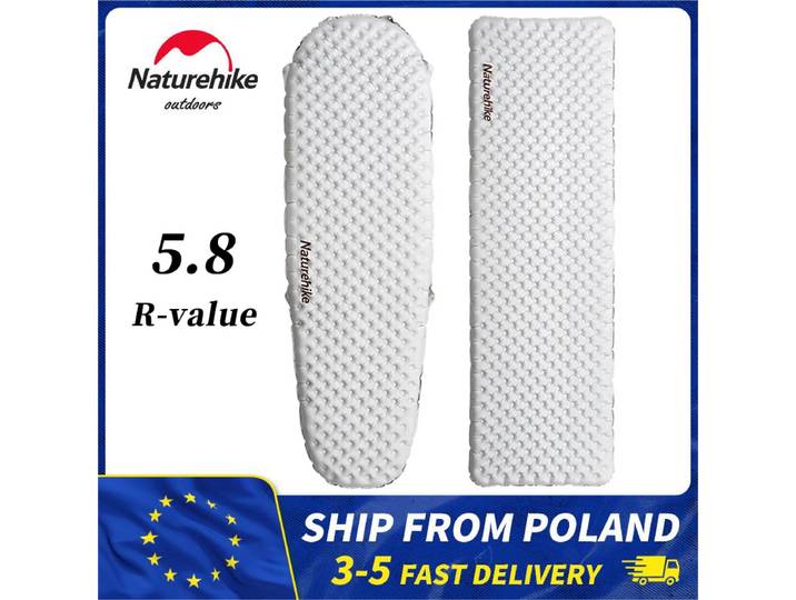 Naturehike – tapis d'air R Value 5.8, coussin de couchage d'extérieur ultraléger, matelas de Camping de voyage, coussin d'air pour 1 personne, randonnée Trekking