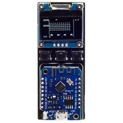 Elecrow ESP8266 ArduinoGotchi DIY Kit, OLED 128x64 Display, 3 Taster, Buzzer, PlatformIO, 2xAAA USB
