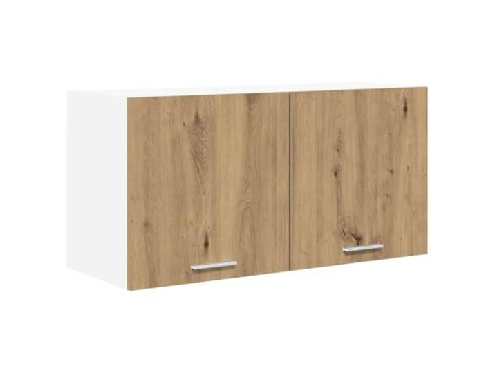 Helloshop26 Moderner Küchenhängeschrank mit großem Stauraum, 80 x 31 x 40 cm, aus Holz, Eiche, handwerklich gefertigt, 02_0053232