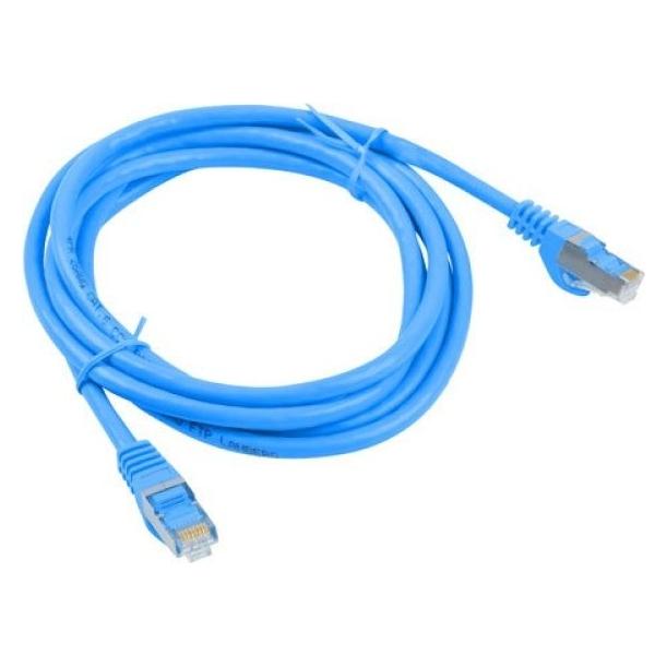 Lanberg Patchcord Kat.6 Ftp 0.5m Niebieski Fluke Passed (FTP, CAT6, 0.50 m) (PCF6-10CC-0050-B)