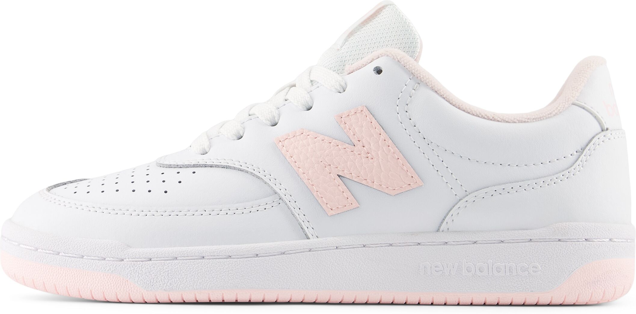 Sneaker NEW BALANCE "BB80", Damen, Gr. 36, rosa (nb 103 weiß), Leder, Schuhe Sneaker nb 103 weiß 36