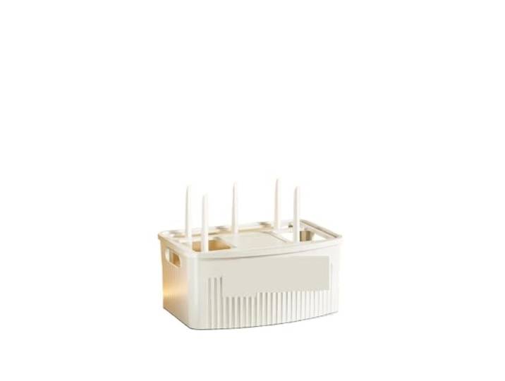 Multifunktionale Router-Aufbewahrungsbox Kabelloser WiFi-TV-Schrank-Organizer, Ständer, Zubehör, Plug-in-Regal, Heimorganisation(Color 1)