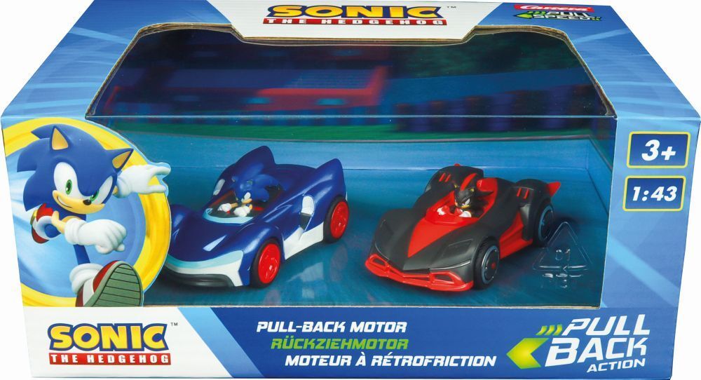 Carrera Pull Speed: Team Sonic Racing - Sonic vs. Shadow Twinpack - 1:43