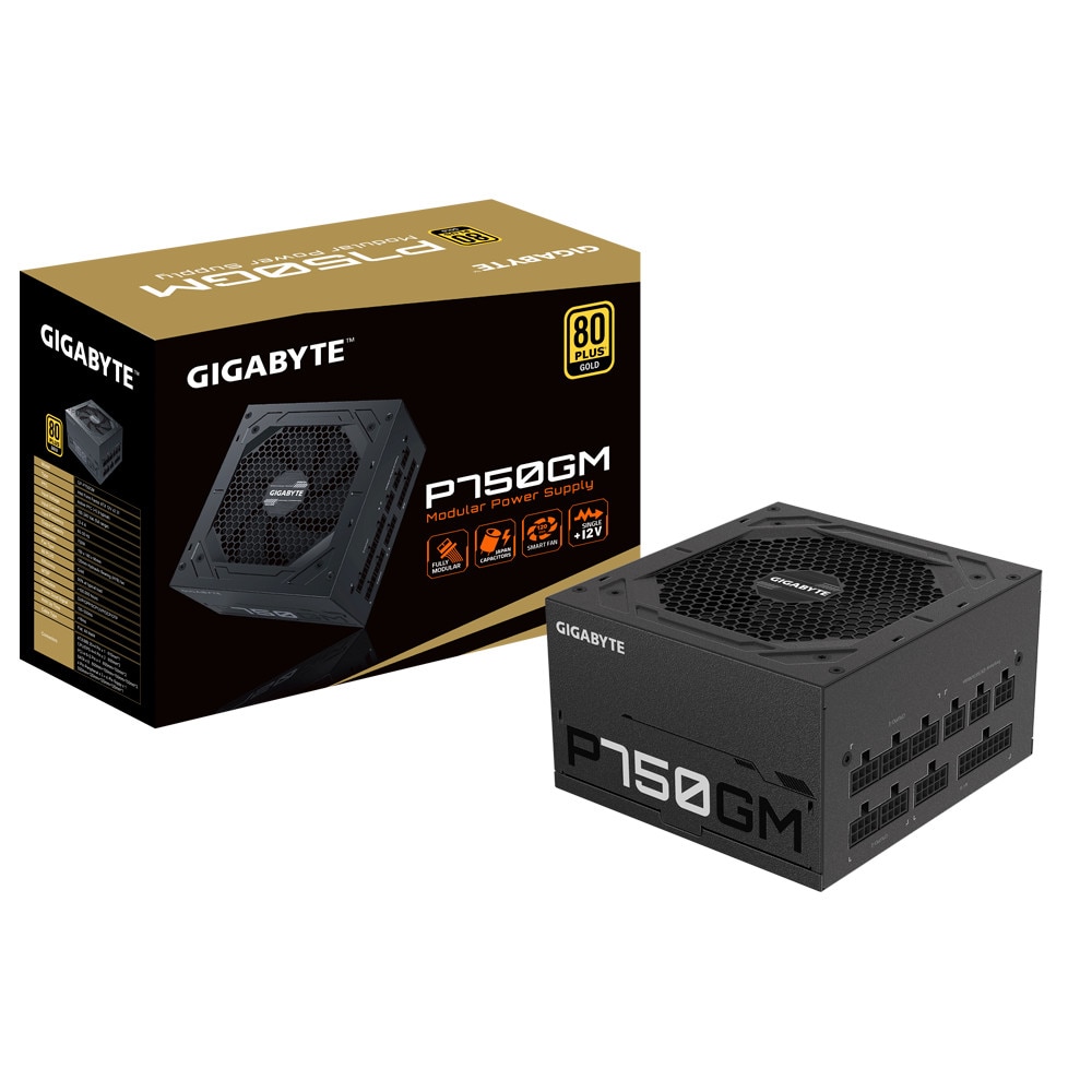 GIGABYTE P750GM 750 Watt ATX Netzteil 80+ Gold voll modular GP-P750GM