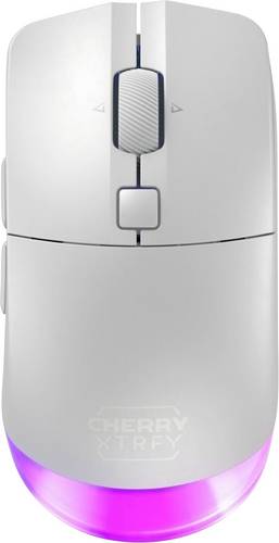 Cherry XTRFY M50 White Wireless Mouse Maus Funk, Bluetooth Optisch Weiß 5 Tasten 12000 dpi