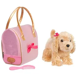 Kuschelhund Cocker Spaniel - mit Tragetasche