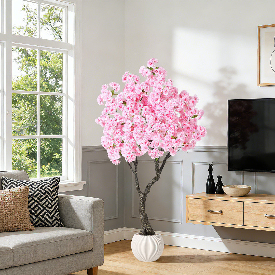 17 Stories Plant Pink 150 cm x 60 cm