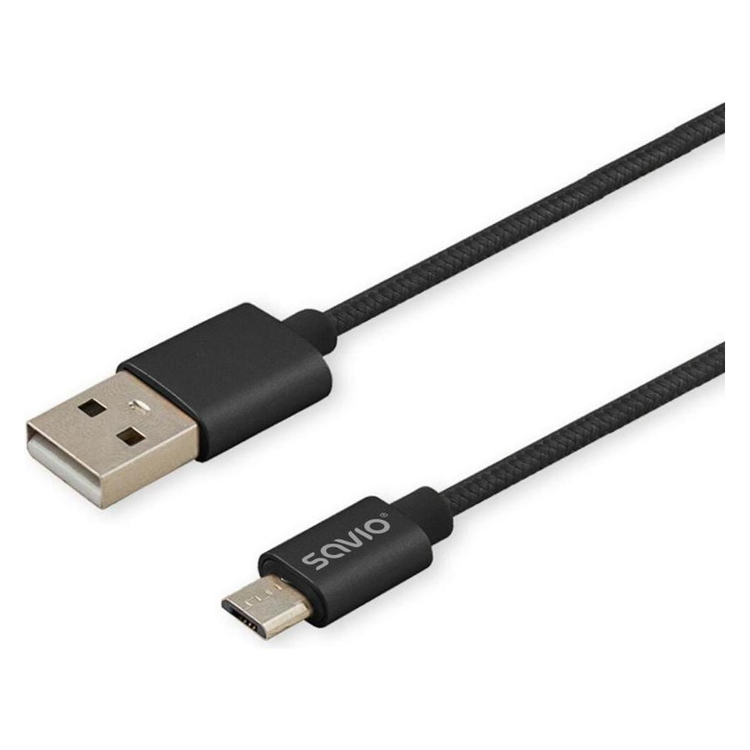 Savio CL-129 USB Kabel USB 2.0 USB A USB C (2 m, USB 2.0) (CL-129)