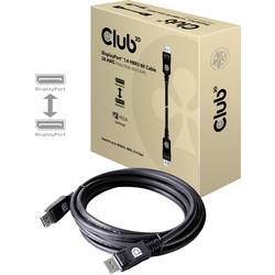 club3D DisplayPort Anschlusskabel DisplayPort Stecker, DisplayPort Stecker 3.00 m Silber CAC-1060 8K UHD DisplayPort-Kabel