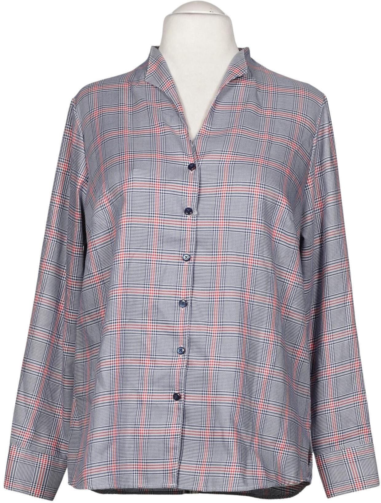 Walbusch Damen Bluse, Mehrfarbig, Gr. EU 44, Baumwolle - Second Hand