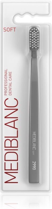 MEDIBLANC 2990 Soft brosse à dents soft Grey 1 pcs