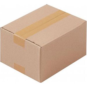 BB-Verpackungen Faltkartons 1-wellig, 25 Stück, braun, Innenmaße: 200 x 150 x 90mm