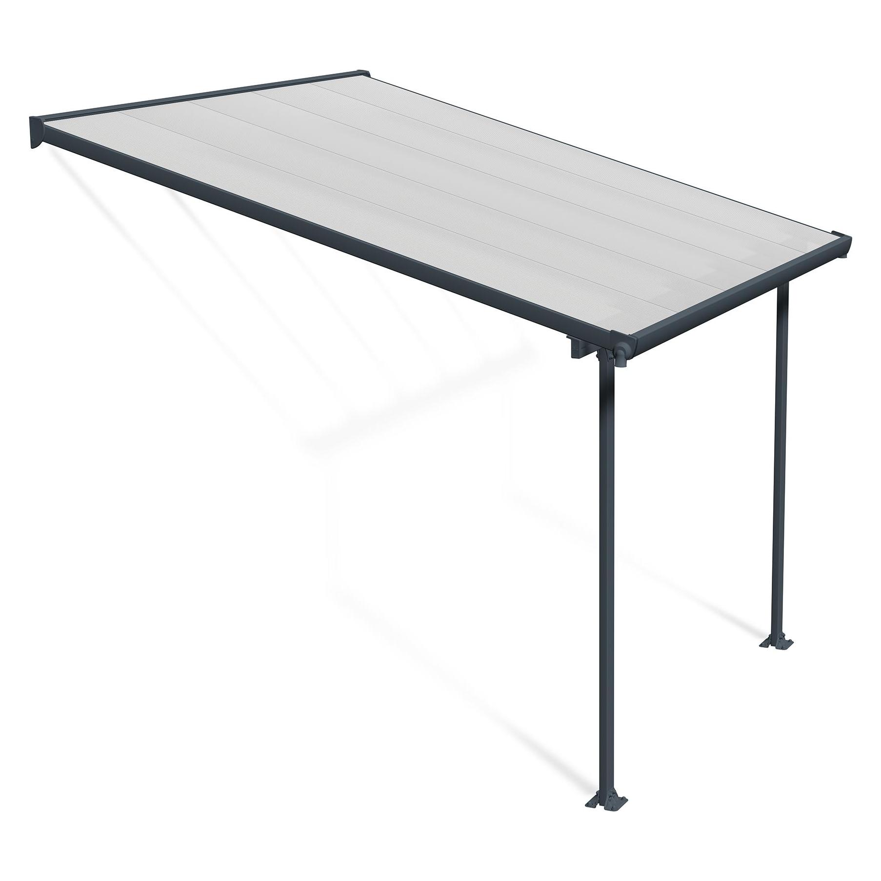 Palram Terrassenüberdachung Feria 294x307cm Grau (69204717)