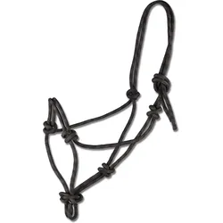 Knotenhalfter Braun/Schwarz / Vollblut