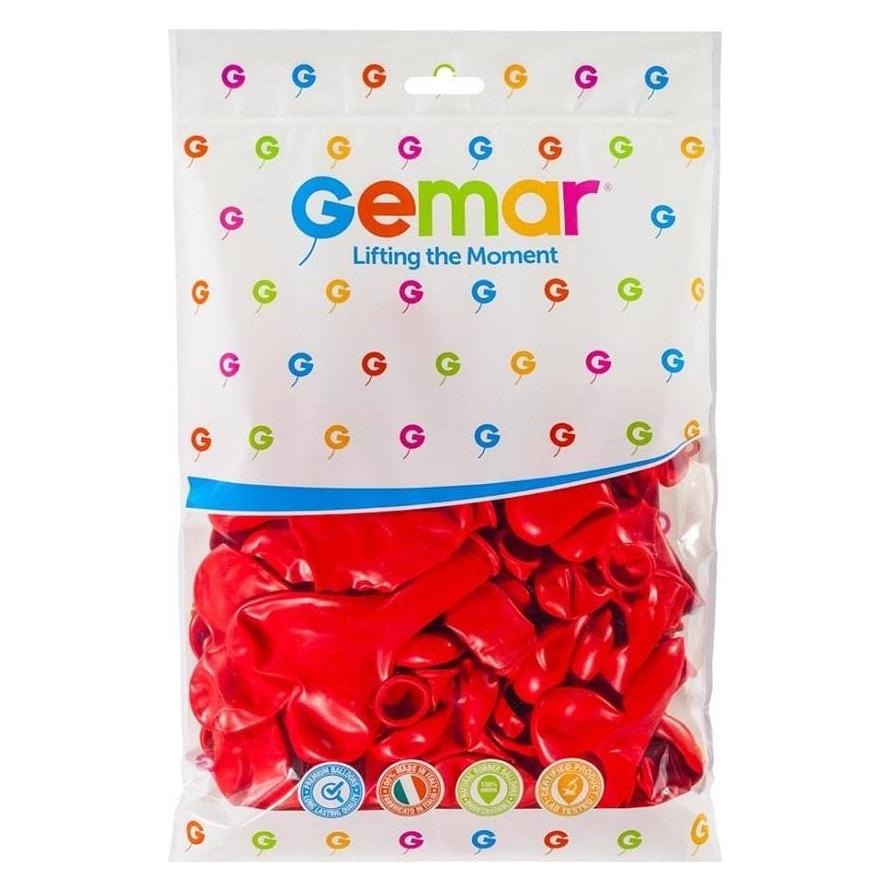 GoDan Pastell-Herzballons ohne Aufdruck, rot, 50 Stück (50x) (42297114)