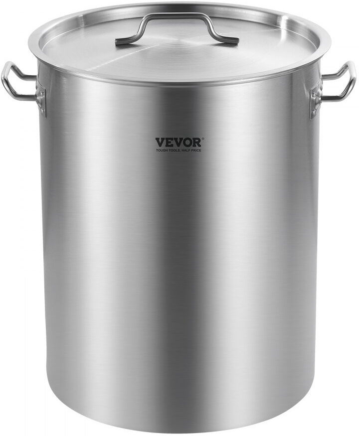 VEVOR 136.3L Stainless Steel Stock Pot Stainless Steel 136.3L