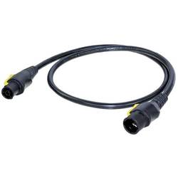 Neutrik Strom Anschlusskabel [1x PowerCon-Buchse - 1x PowerCon-Stecker] 3 m Schwarz, Gelb NKPF-M-A-3