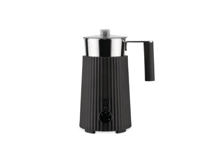 Milchaufschäumer Alessi Plisse Black