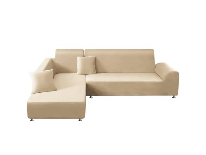 Suixtil Zweiteiliger Sofauberwurf mit Zwei Kissenbezuge waschbarer Rutschfester Couchschoner gegen Flecken und Haustiere Mobelschutz(A4,3 Sitzer+4 Sitzer)