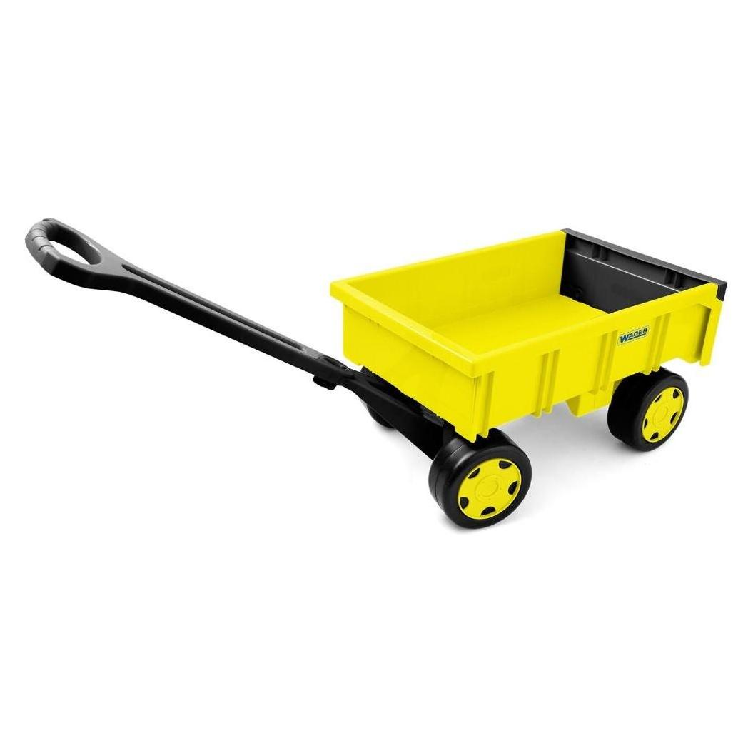 Wader Riesenwagen/Anhänger gelb (POL-10963)