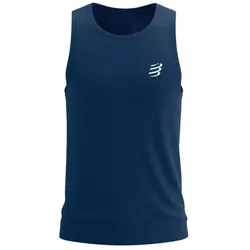 Compressport Herren Performance Singlet blau