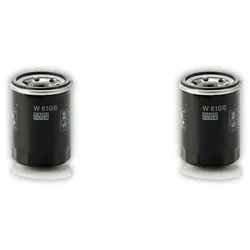 2x Ölfilter MANN-FILTER W 610/6 für Honda Civic IV Hatchback Accord II
