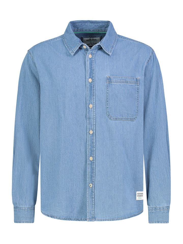 Sublevel Jeanshemd in Blau - L