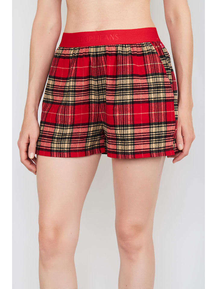 Joop! Bodywear Pyjama-Shorts in Rot - XL