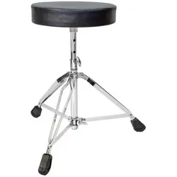 keepdrum Drumhocker Rundsitz Schlagzeug Hocker, Schlagzeug Zubehör, Schwarz
