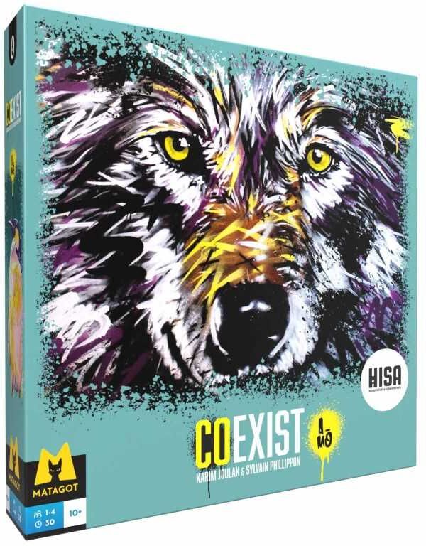 Coexist Board Game by Matagot SARL - Wildlife Conservation Strategy Game
