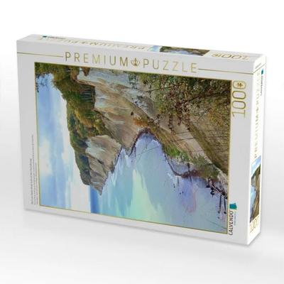 CALVENDO Puzzle Die Ernst-Moritz-Arndt-Sicht auf dem Hochuferweg | 1000 Teile Lege-Größe 64x48cm Foto-Puzzle für glückliche Stunden