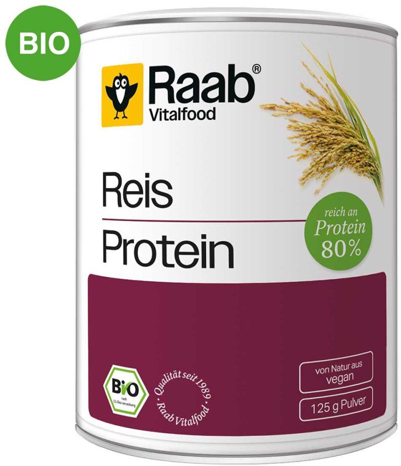Raab Vitalfood Reisprotein Bio Pulver