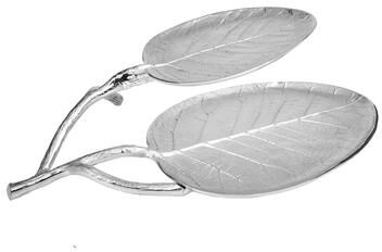 "Alice Pazkus 14.5""L Leaf Relish Dish"