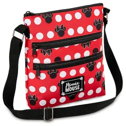 Disney Minnie Mouse Umhängetasche – Minnie Mouse Schultertasche, Umhängetasche mit Reißverschluss, Freizeit Tasche