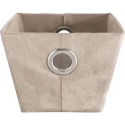 Kleine Wolke Korb Suede Bast 27 x 15 x 20 cm