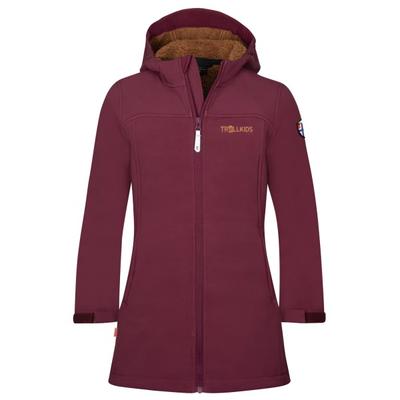Trollkids - Girl's Kristiansand Coat - Softshelljacke Gr 164 rot