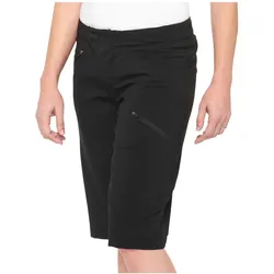 100%, Damen, Velohosen, Ridecamp (XL), Schwarz