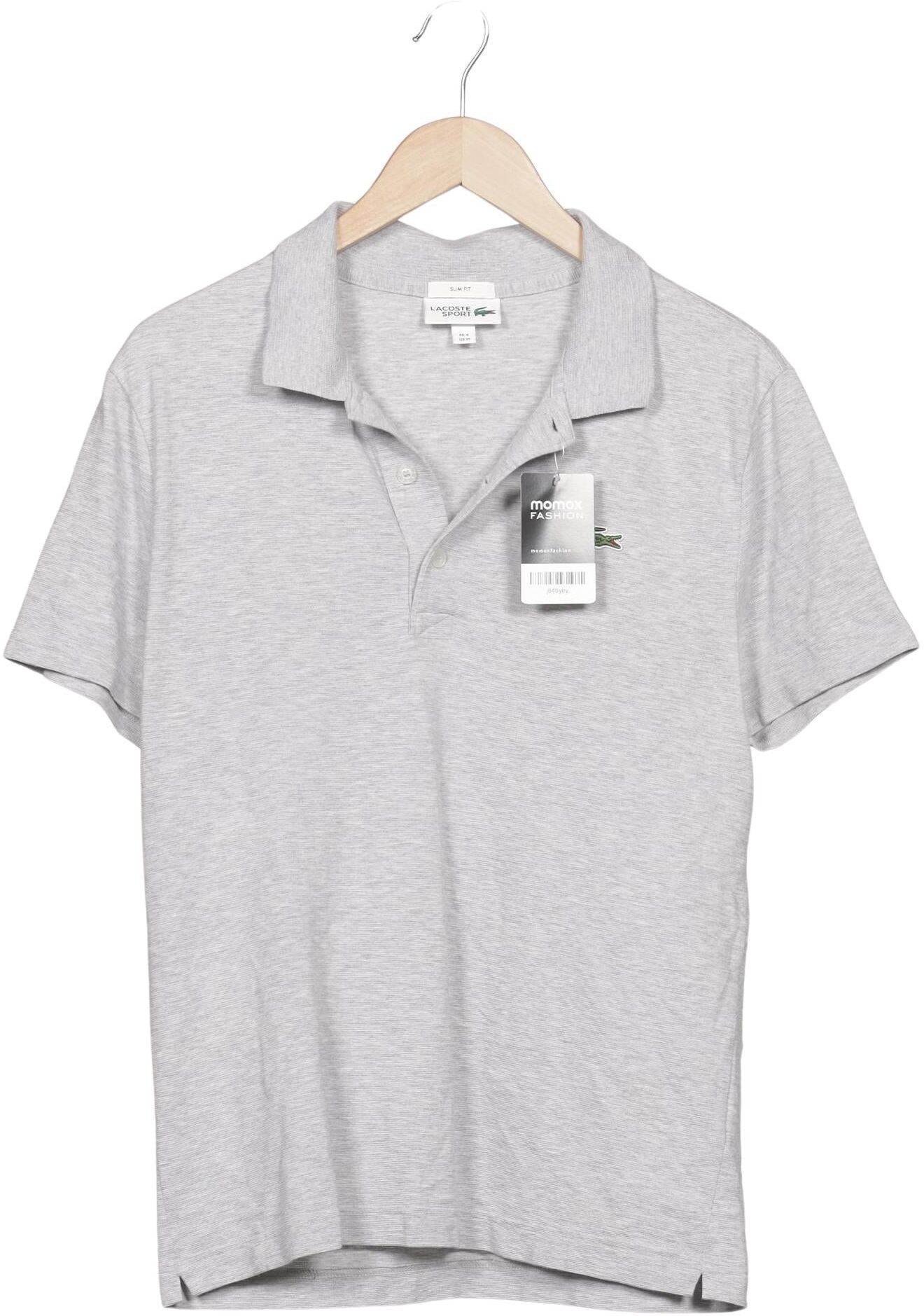 Lacoste Sport Herren Poloshirt, Grau, Gr. M (Lacoste 4), Baumwolle - Second Hand