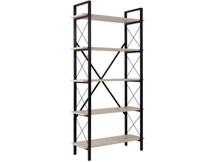 Regal - Farbe: Braun/beige marmoriert - Material: Holzwerkstoff - 548