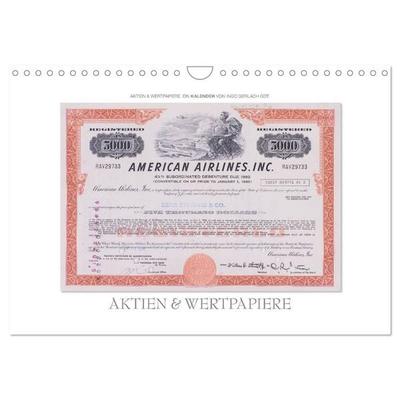 Aktien & Wertpapiere (Wandkalender 2027 DIN A4 quer), CALVENDO Monatskalender