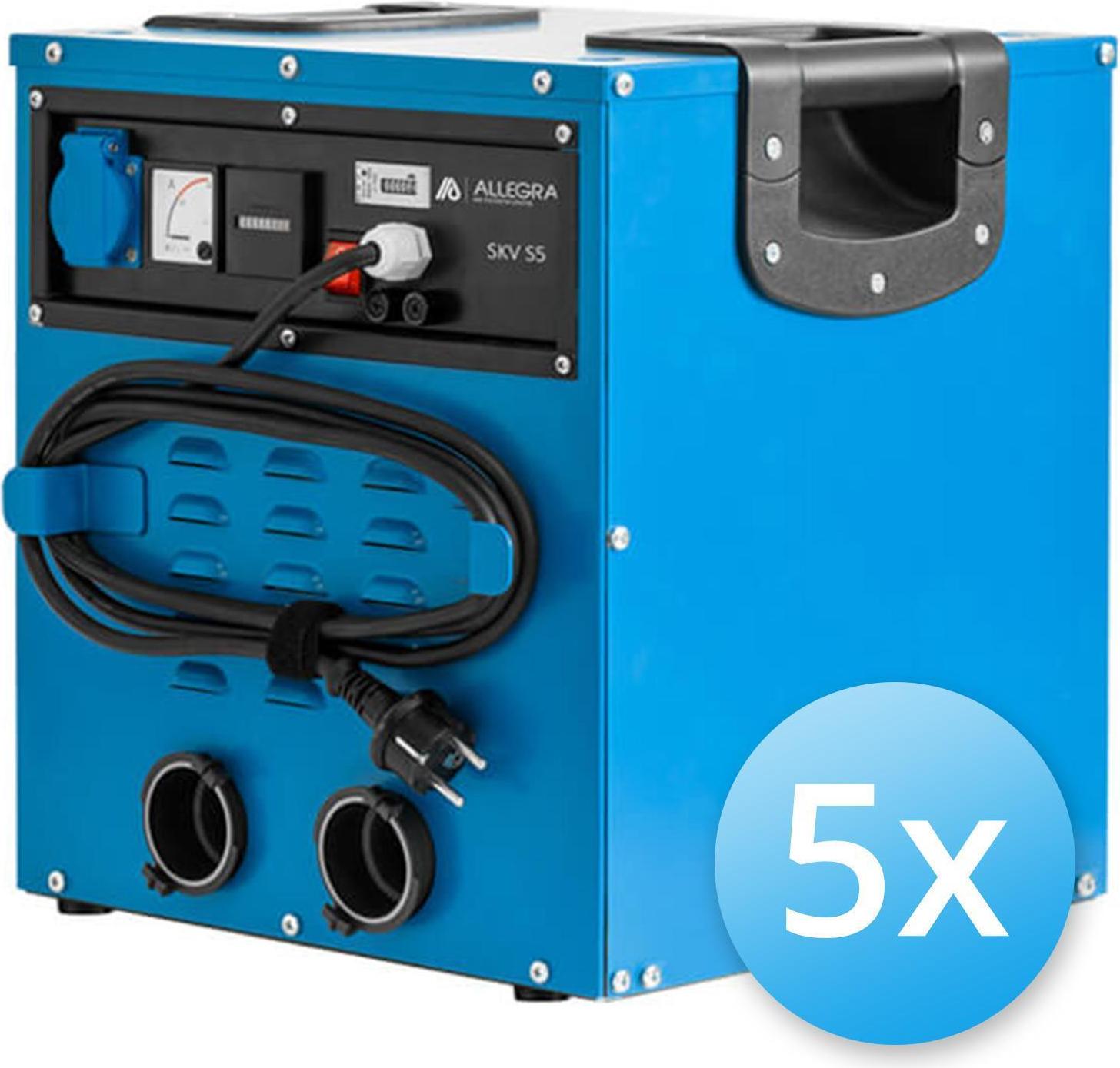 Seitenkanalverdichter S5 5er Set mit 38er Anschlussstutzen