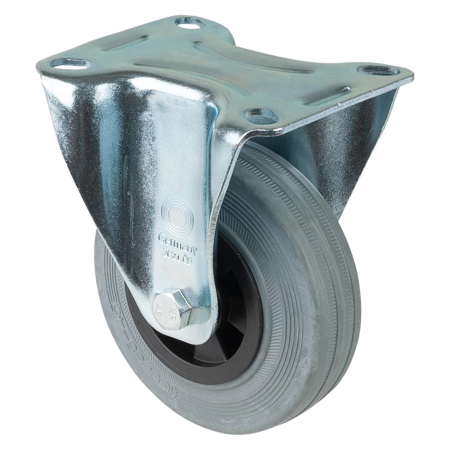 Magni Bockrolle 100mm KUFelgeBlaugr.Reifen (228235)