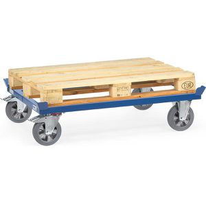 Fetra Paletten-Fahrgestell 22812, 1210 x 1010 mm, Vollgummi-Rollen Tragkraft 1200 kg