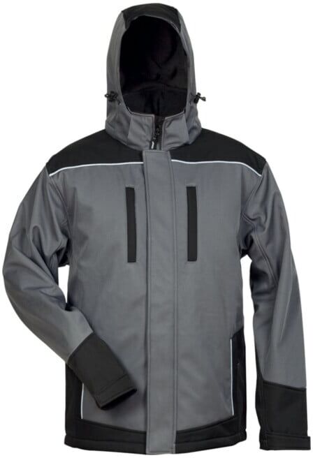 Veste softsclair d'hiver Ajax taille XL gris/noir 100 % PES FELDTMANN (20042)