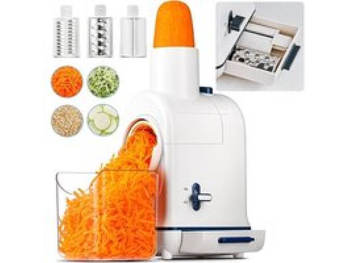 Râpe A Légumes Électrique Aobosi Râpe Electrique Pour Râper Et Émincer Avec Une Grande Fente Pour Râper Les Carottes Entières Les