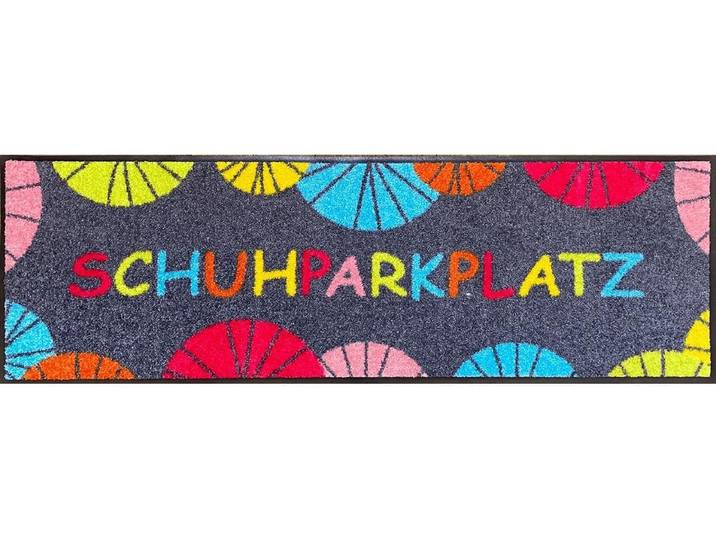 Fussmatte SALONLOEWE Umbrella Fussmatte , bunt, B:30cm L:100cm, Kunstfaser, Teppiche, Fussmatte