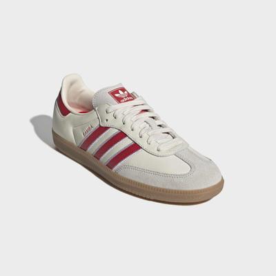 Sneaker ADIDAS ORIGINALS "SAMBA OG", Herren, Gr. 36, rot (oweiß, betsca, gum4), Leder, Schuhe Sneaker