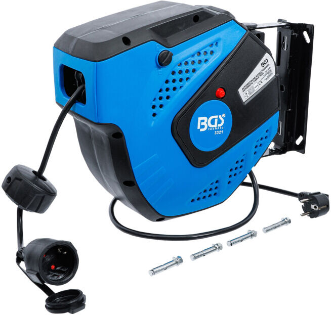 Enrouleur de câble automatique 15 m BGS ; BGS technic (3321)